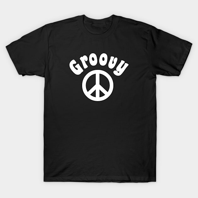 Groovy Peace Sign T-Shirt by FruitflyPie